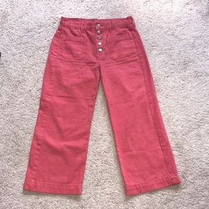 Coral/Salmon Vintage American Eagle Ankle Jeans